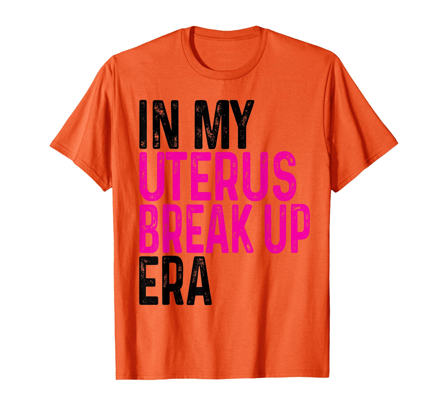 In My Uterus Break Up Era Groovy Hysterectomy Recovery T-Shirt
