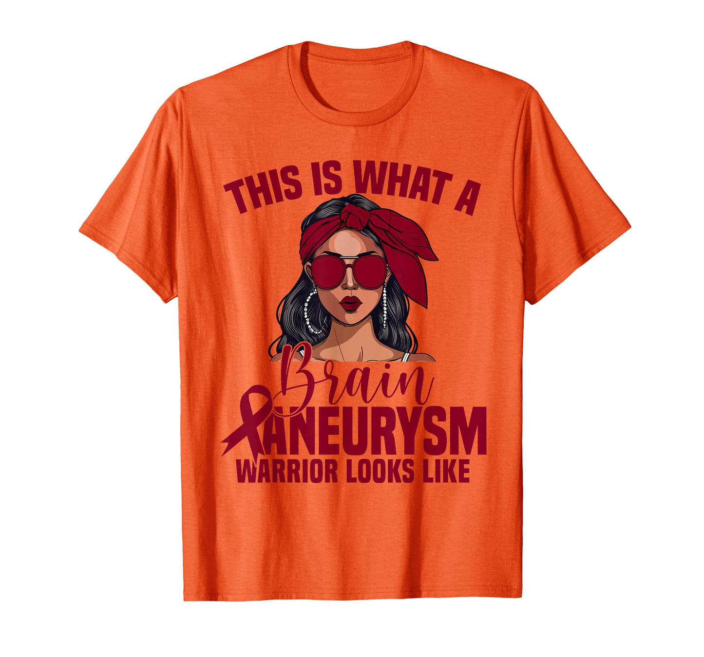 Brain Aneurysm Warrior Women Fight Awareness Brain Aneurysm T-Shirt