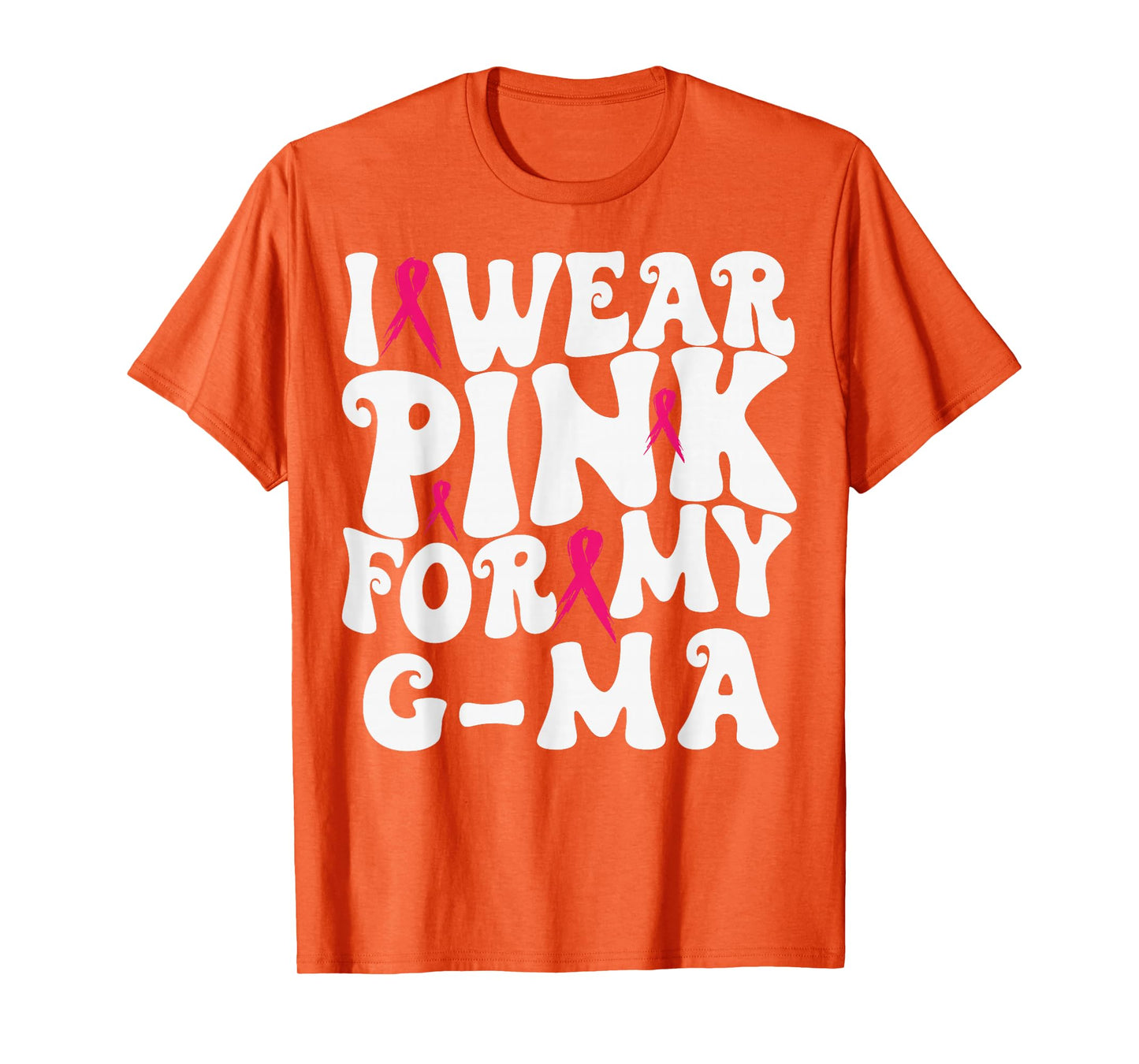 I Wear Pink for My G-ma Breast Cancer Awareness Kids T-Shirt
