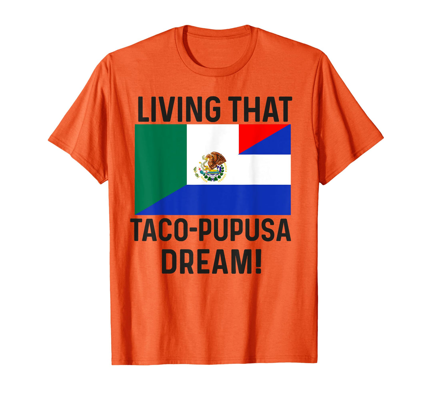Half Salvadorian Half Mexican flag mexico and Salvadoran T-Shirt