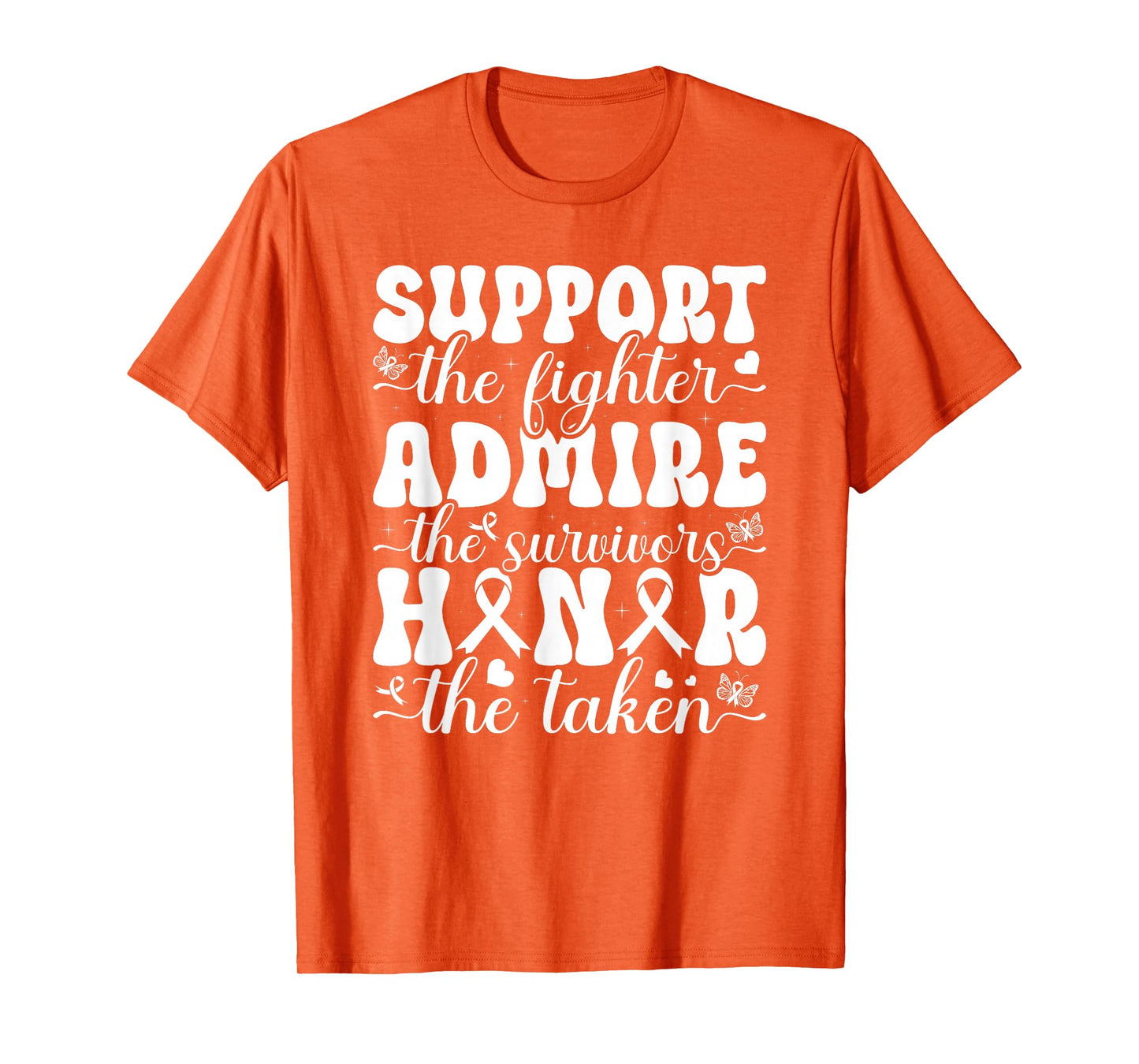 Breast Support Pink Admire Honor Breast Cancer Awareness T-Shirt