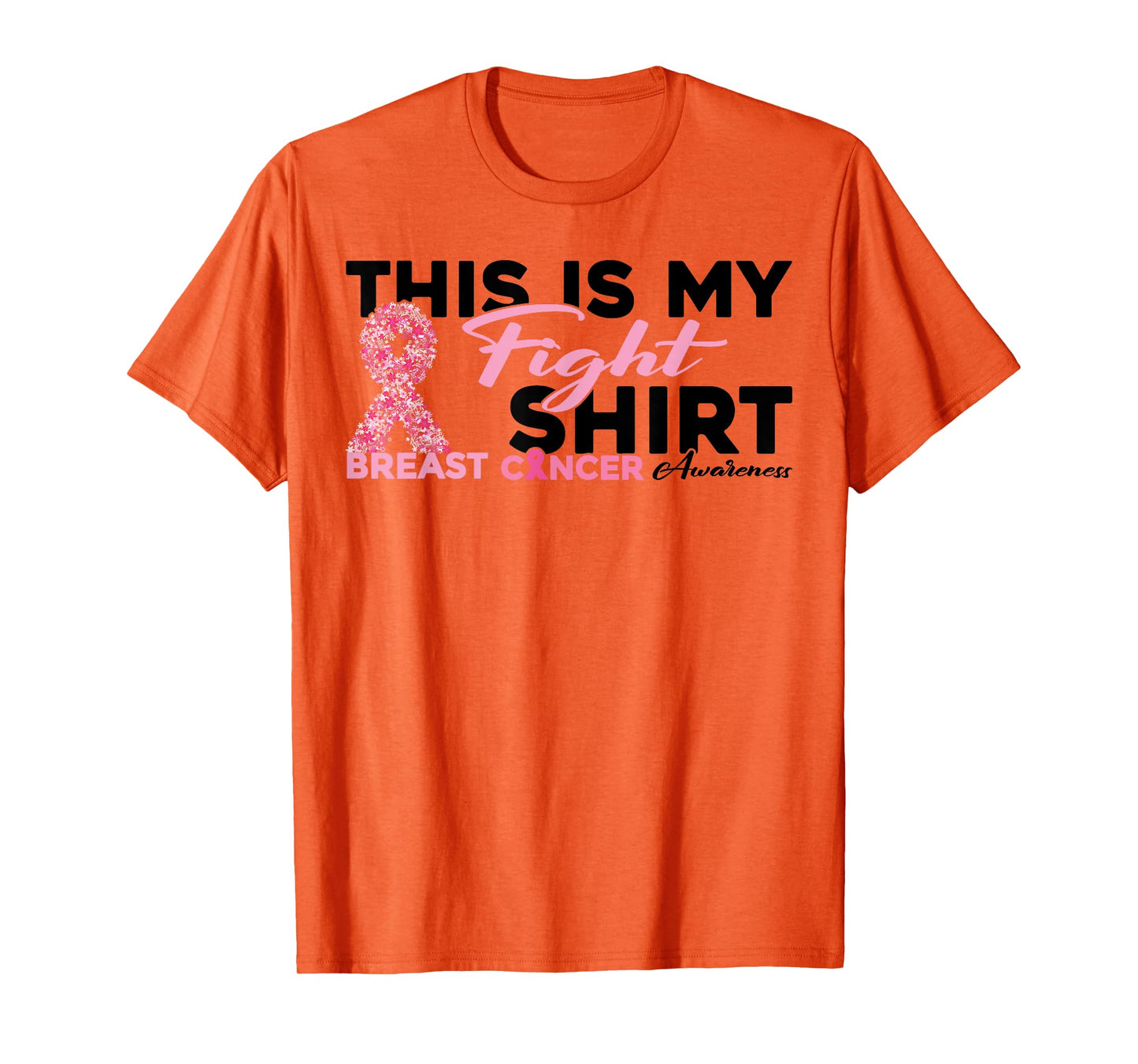 This Is My Fight Warrior Pink Woman Breast Cancer Awareness T-Shirt