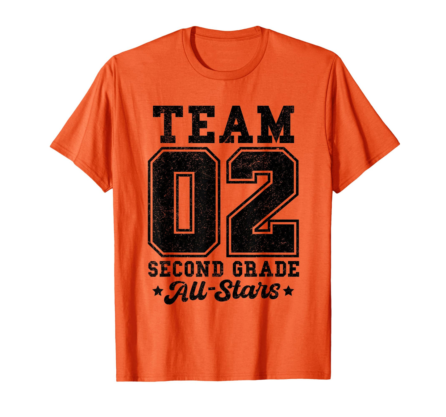 Team 2nd Grade All-Stars Back To School Sports Jersey T-Shirt
