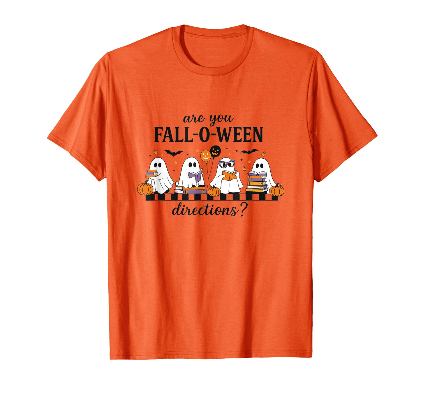 are You Fall O Ween Directions Funny Halloween Teacher Joke T-Shirt