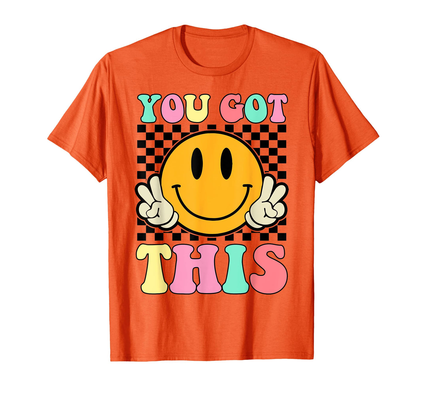 You Got This Retro Smile Motivational Testing Day Teacher T-Shirt
