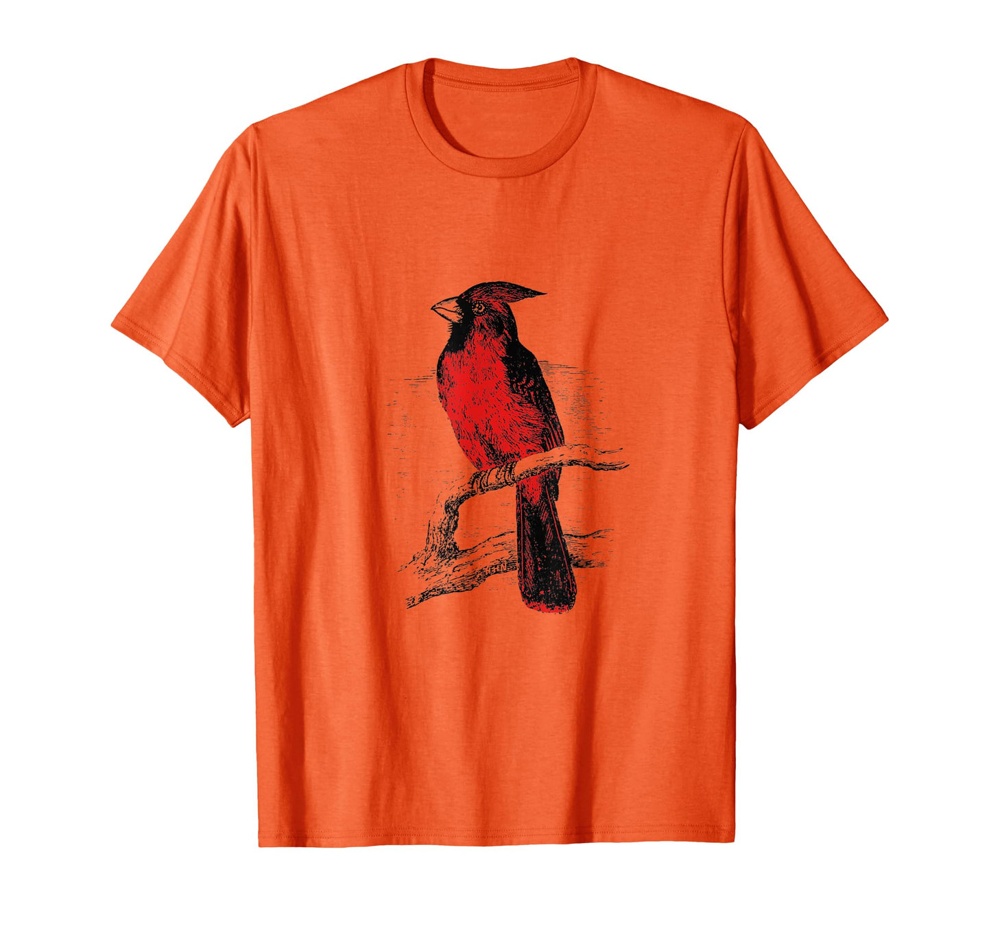 Red Cardinal Bird love bird watching Vintage T-Shirt
