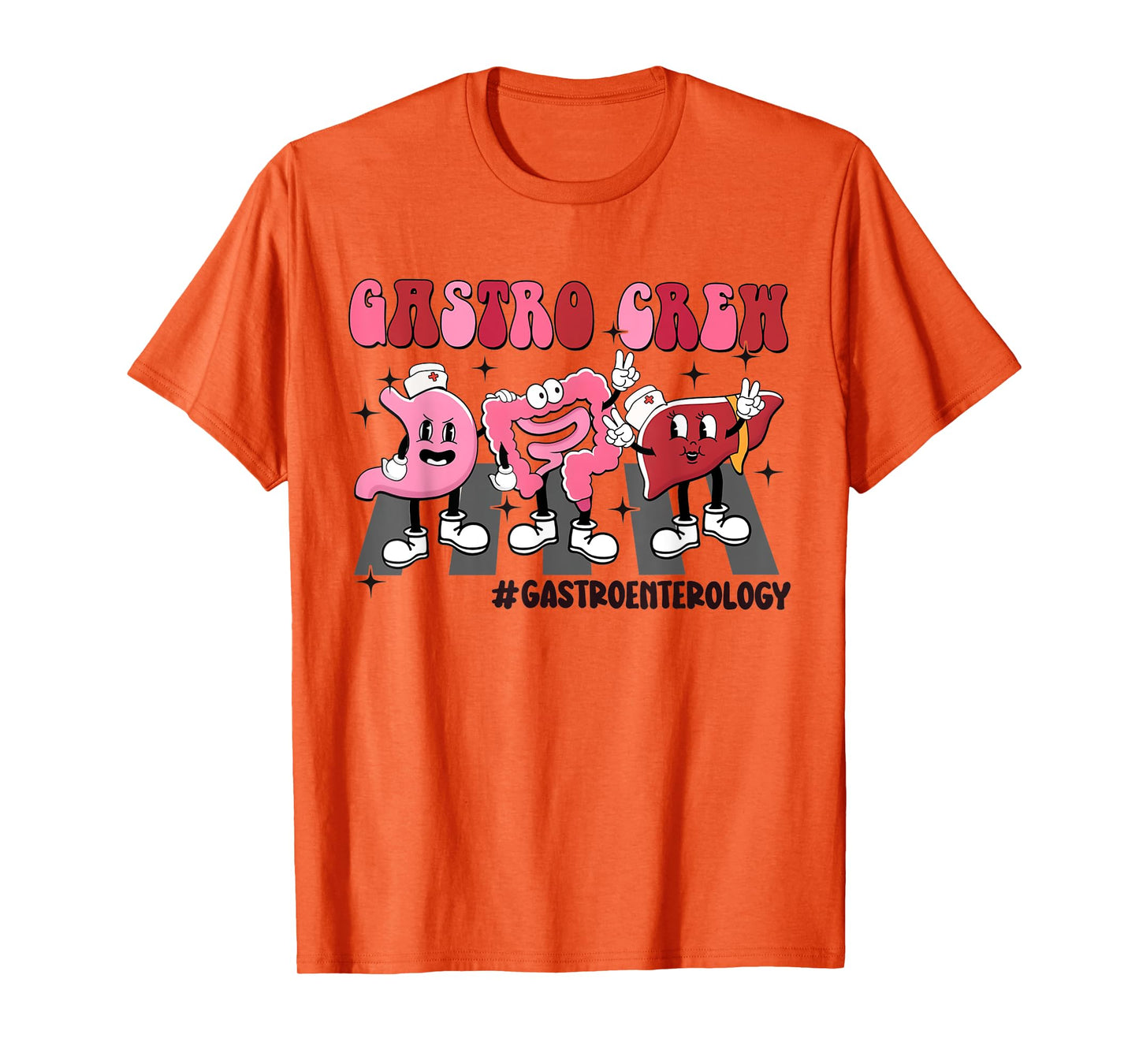 Gastro Crew Gastroenterologist Retro Gastroenterology Nurse T-Shirt