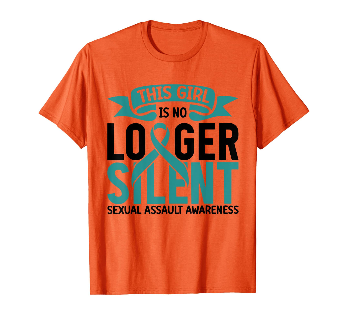 This Girl Is No Longer Silent Sexual Assault Awareness Month T-Shirt