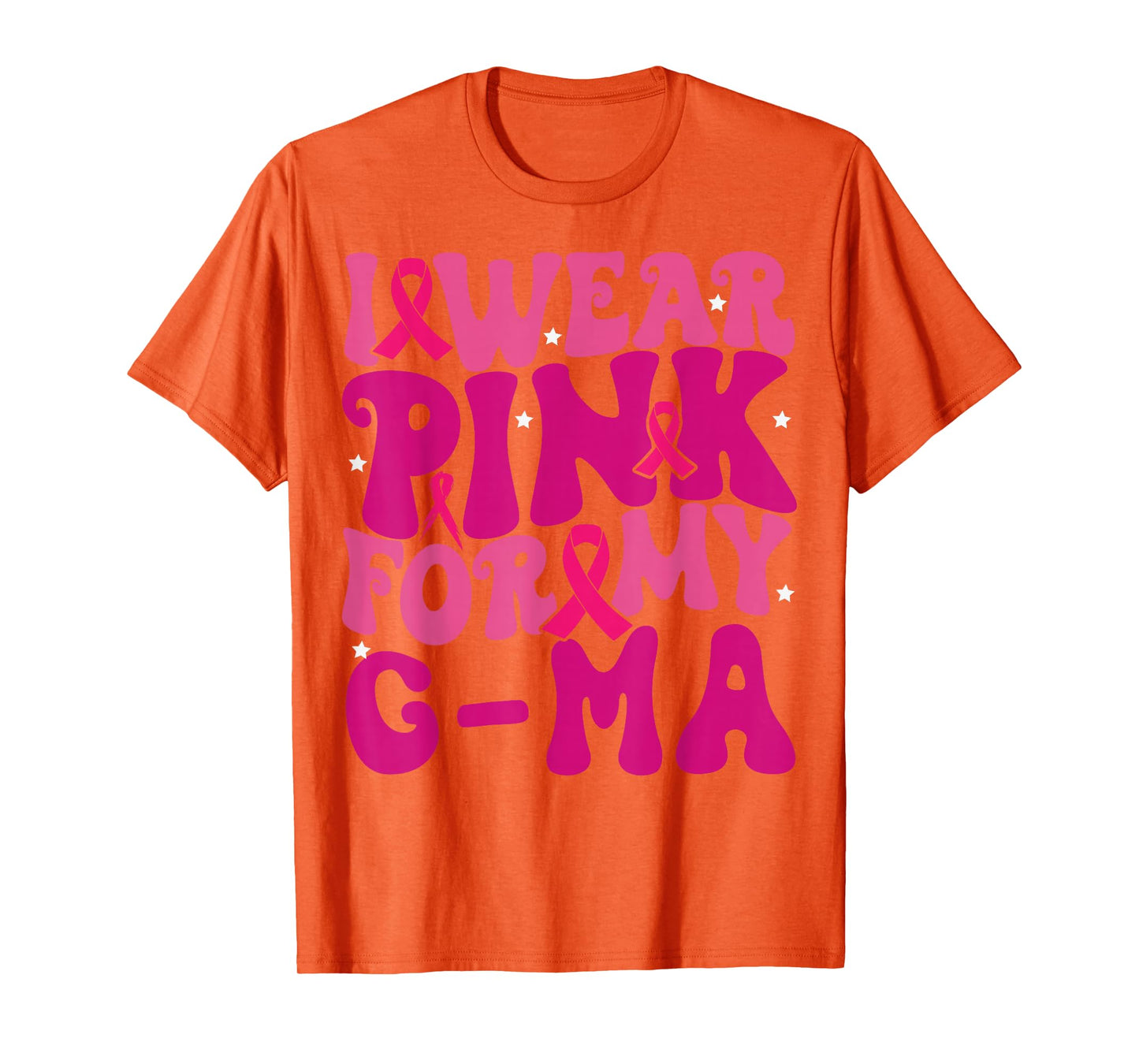I Wear Pink for My G-ma Breast Cancer Awareness Kids T-Shirt