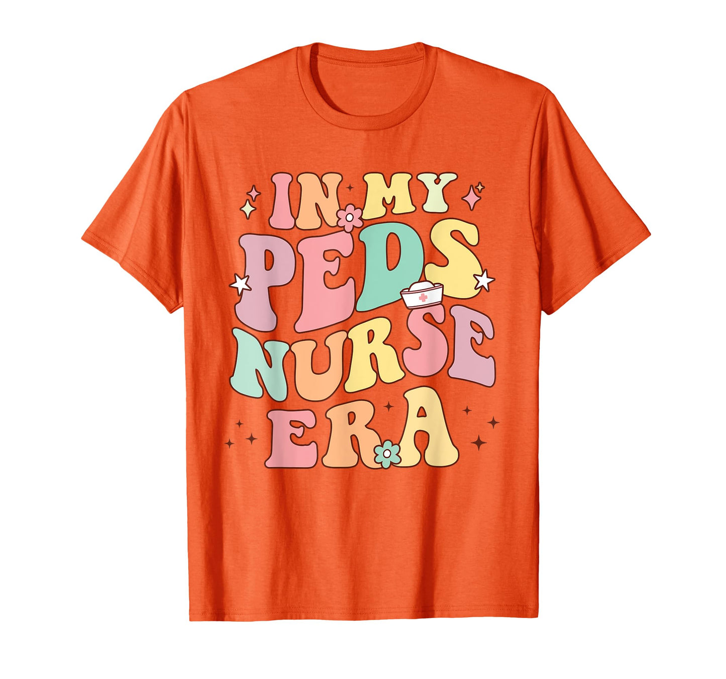 In My PEDS Nurse Era Retro Nurse Appreciation Pediatrician T-Shirt