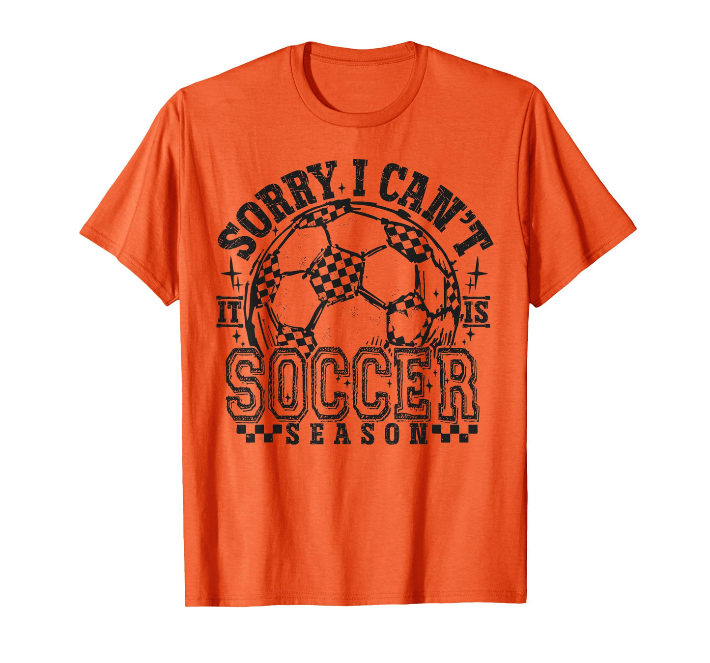 Sorry I Can't It's Soccer Season Retro Soccer Mom Game Day T-Shirt