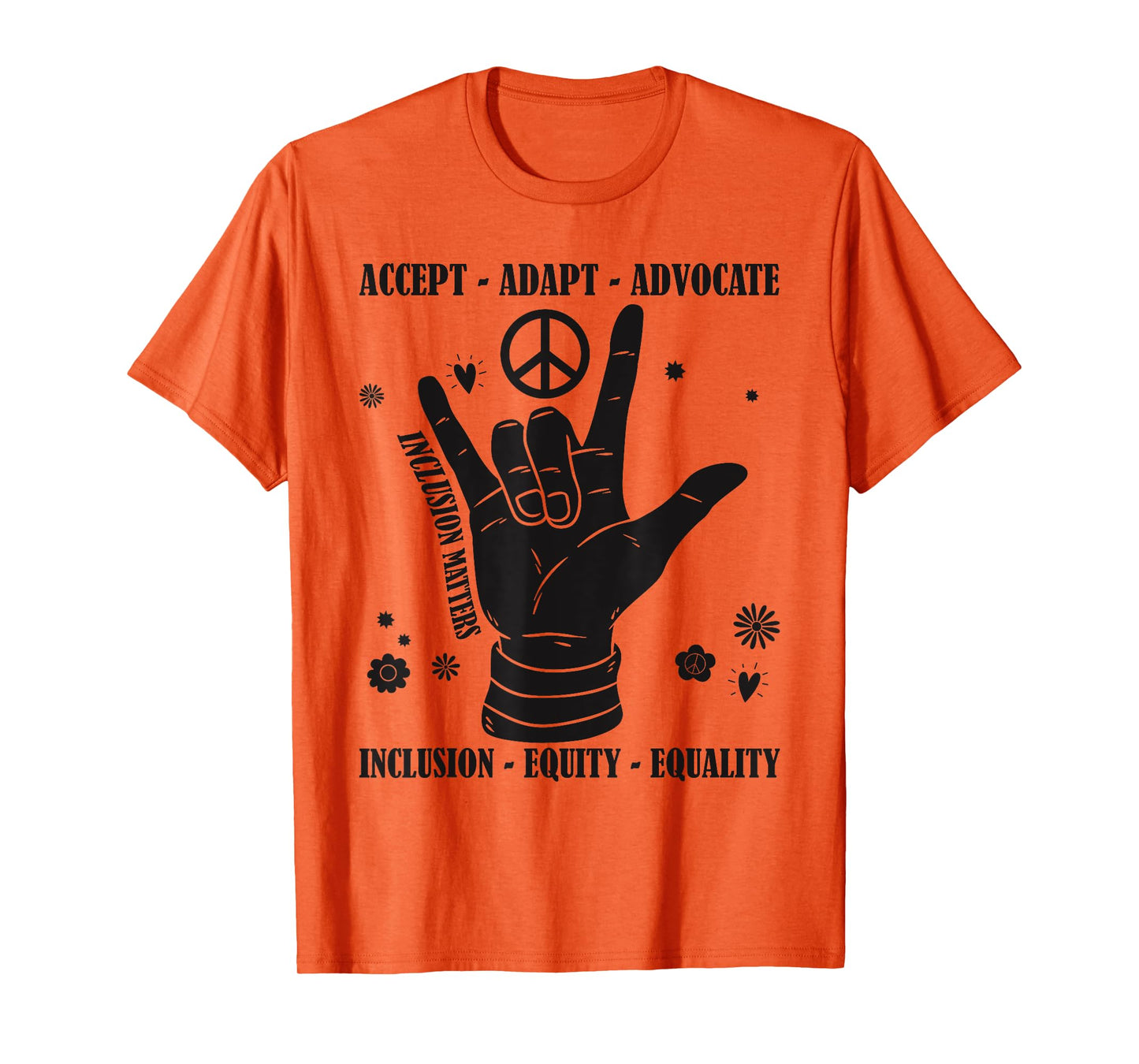 Inclusion Matters Autism Awareness Teacher Inspirational T-Shirt