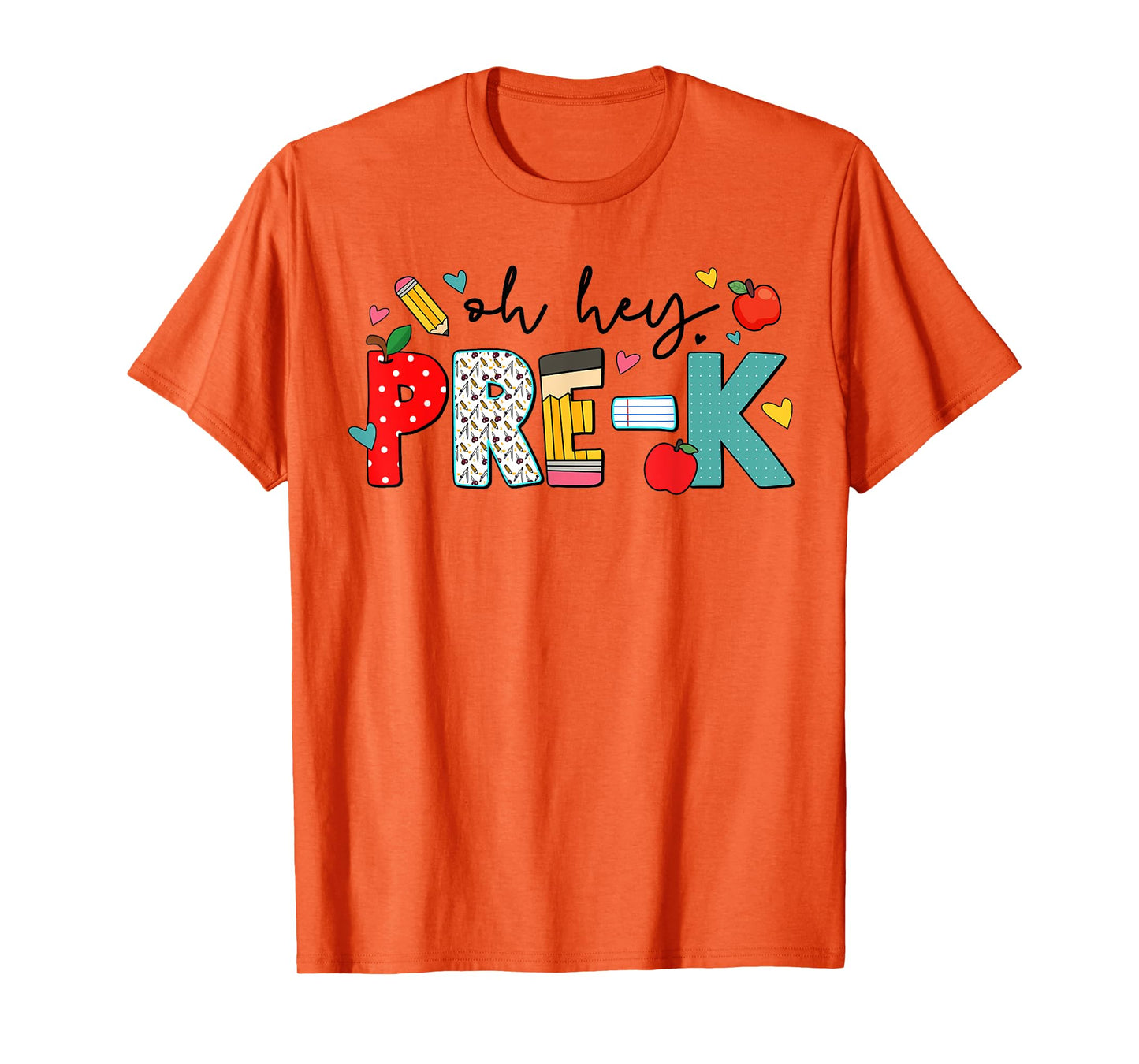 Oh Hey Pre K Preschool First Day Of School Back To School T-Shirt