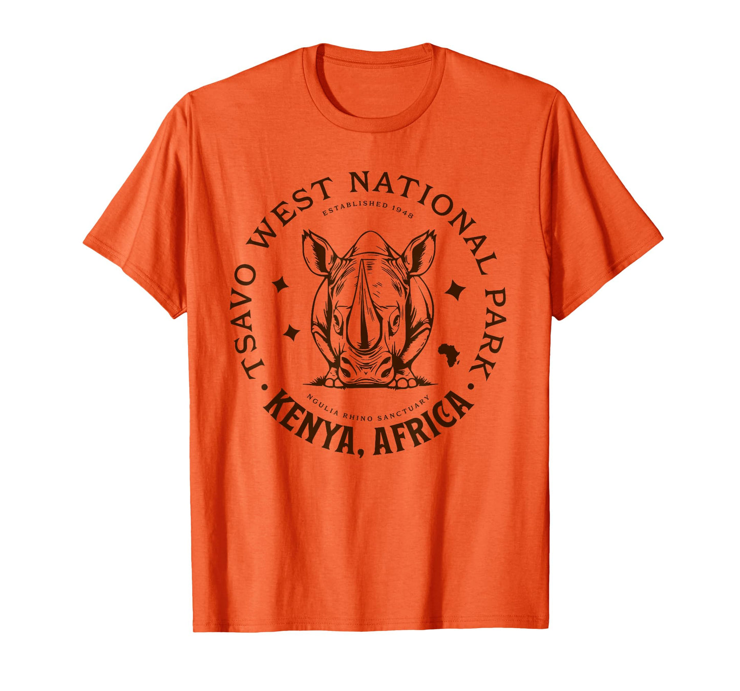 Save the Rhinos - Tsavo West National Park Est 1948 T-Shirt
