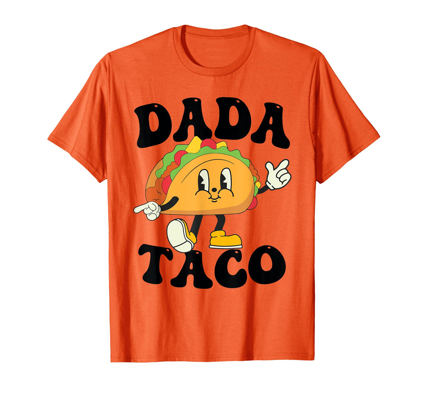 Dada of the Birthday Boy Girl Taco Mexican Birthday Family T-Shirt