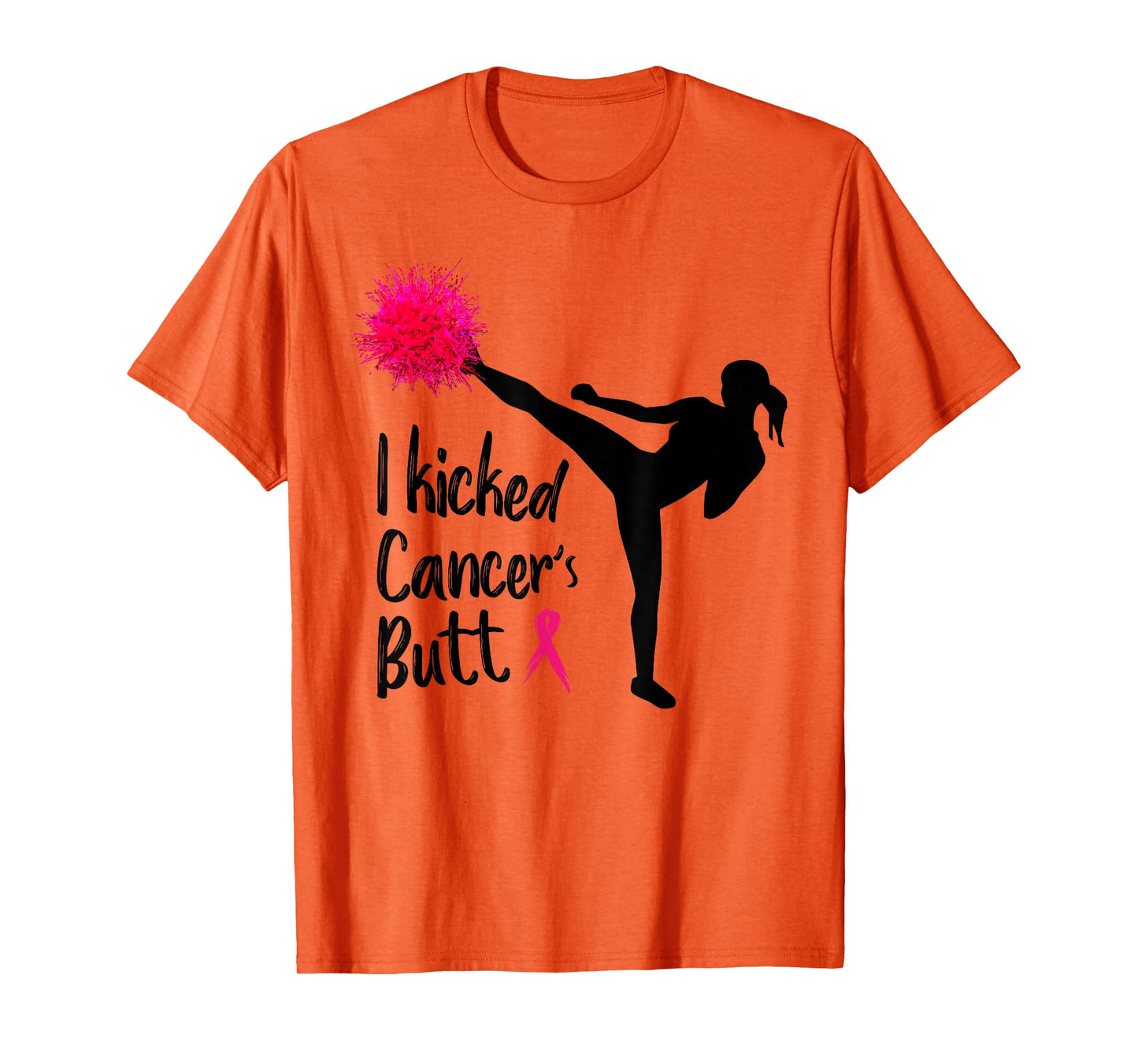 I kicked Cancer's Butt Funny Cancer Shirts For Women T-Shirt