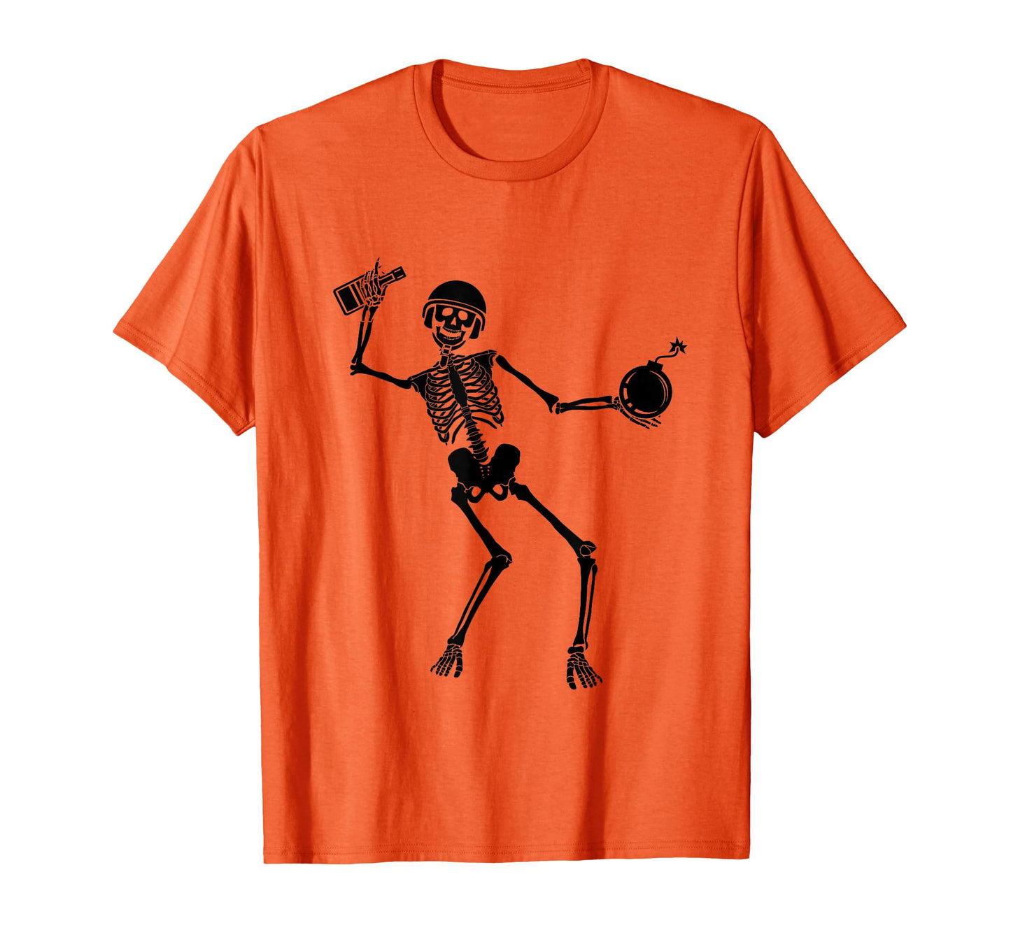 Skeleton EOD Tech Explosive Ordnance Disposal Halloween T-Shirt