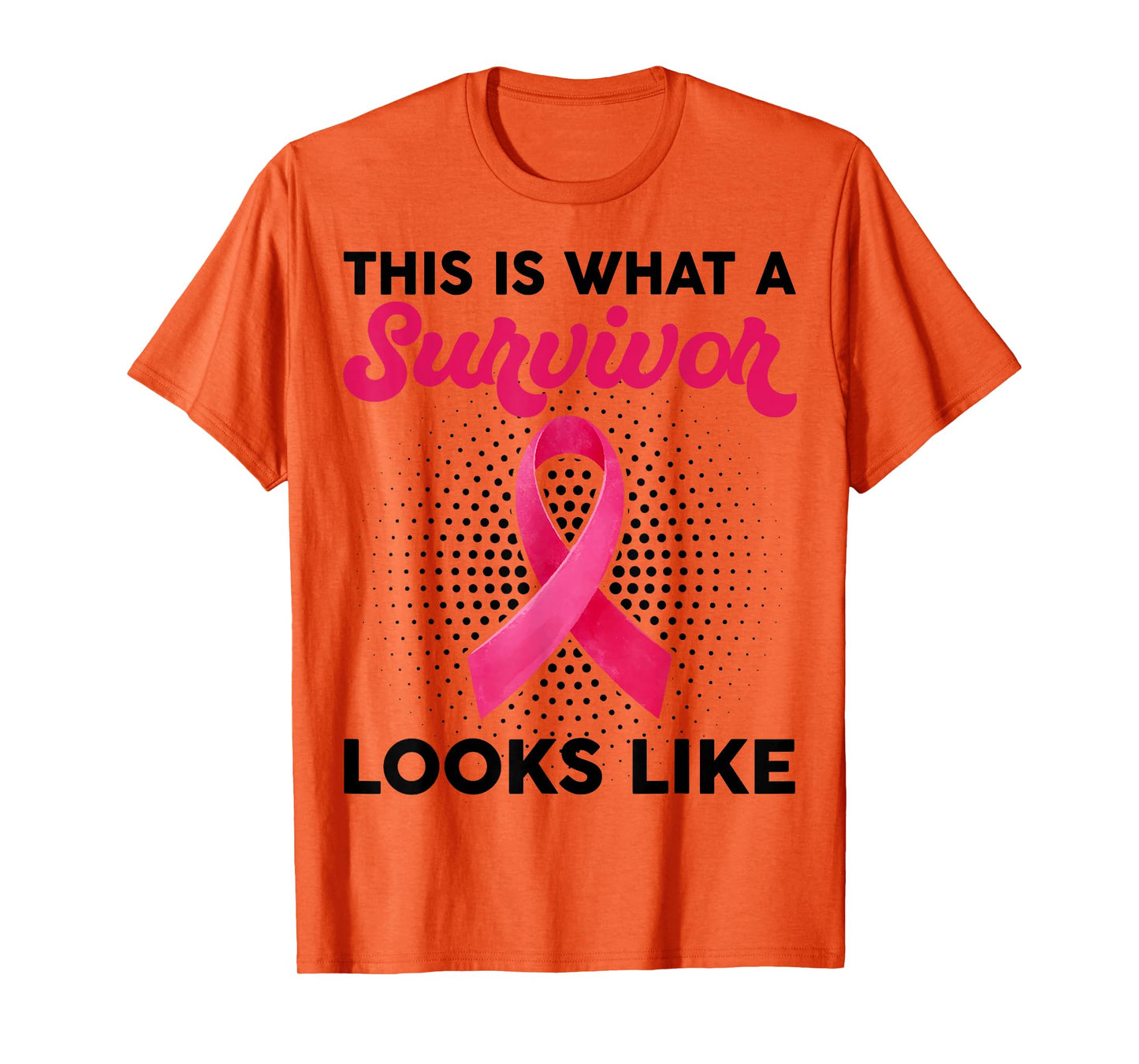 What A Survivor Looks Like Breast Cancer Awareness T-Shirt