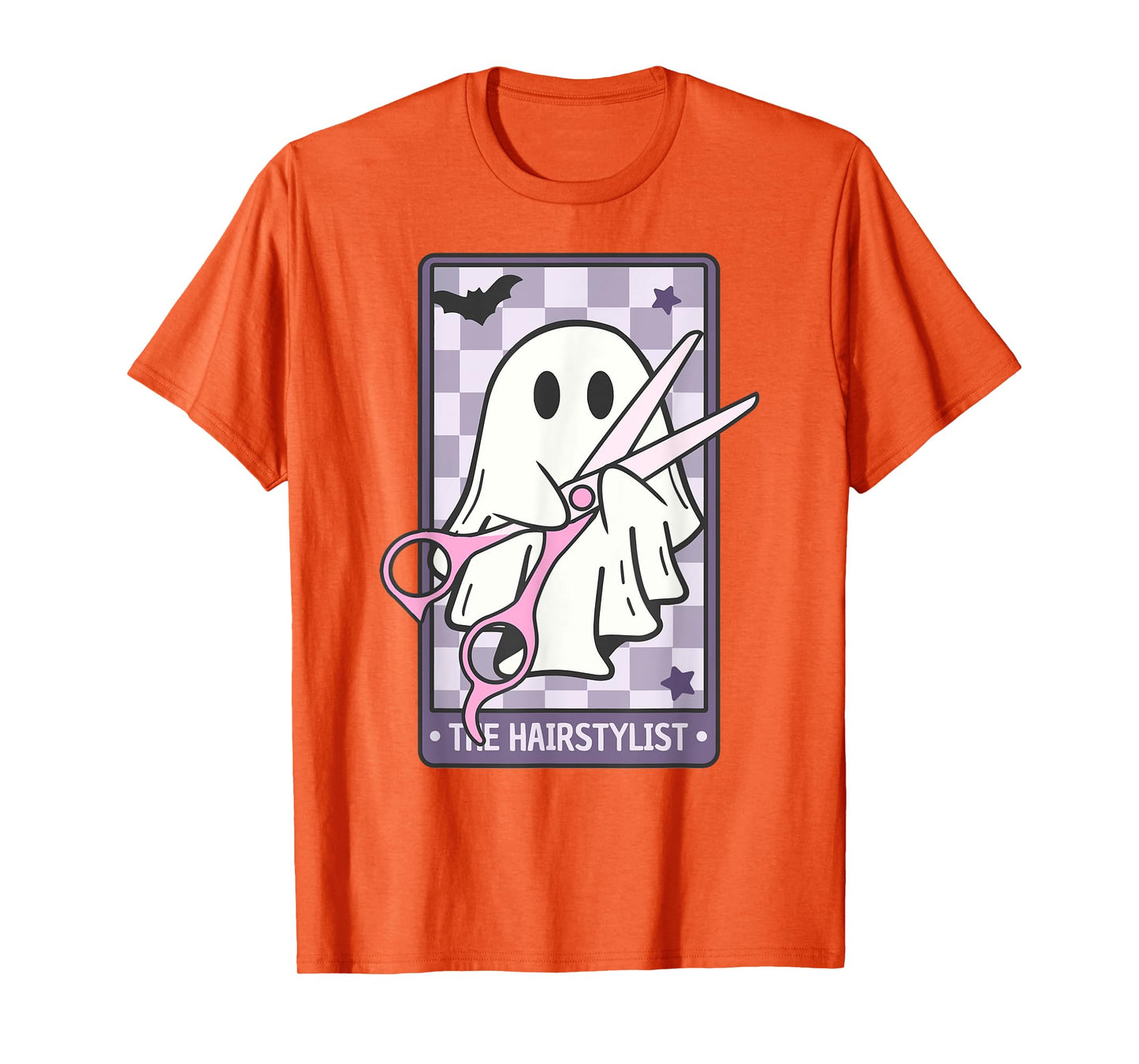 The Hairstylist Tarort Cute Cosmetologist Ghost Halloween T-Shirt