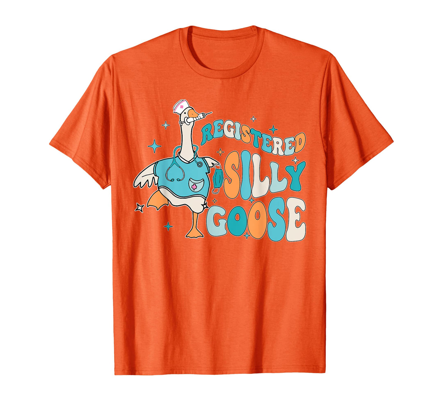 Registered Goose Nurse Funny RN Nurse Nursing T-Shirt
