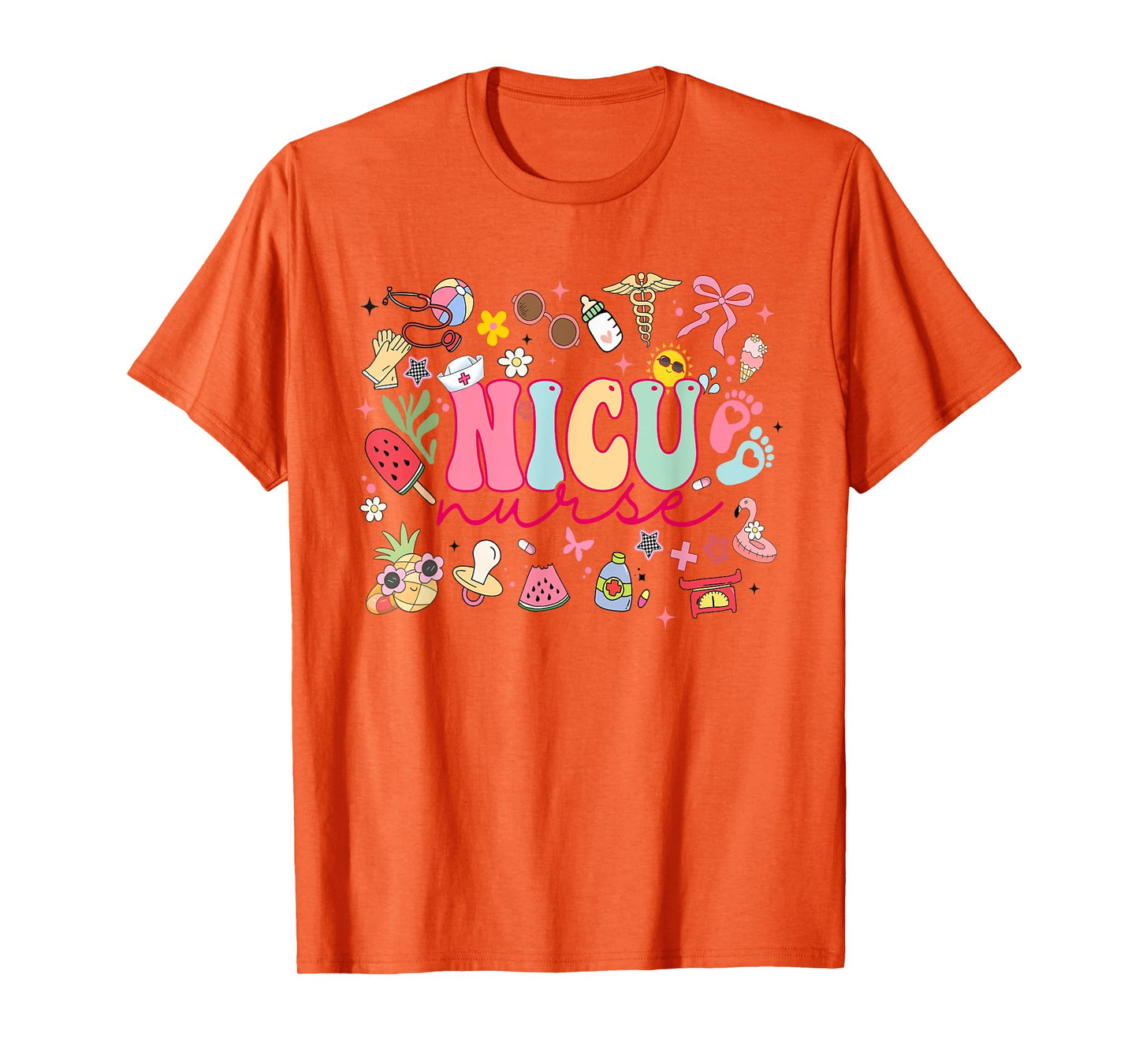 NICU Nurse Summer Neonatal Intensive Care Unit Graduation T-Shirt