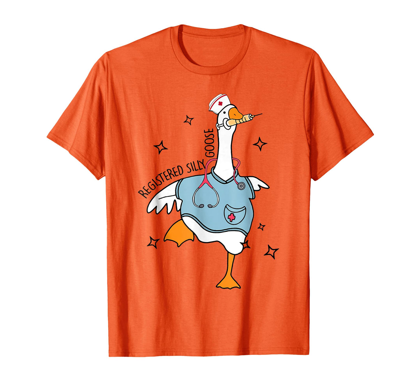 Nurse Registered Silly Goose Nursing School for Nursing T-Shirt