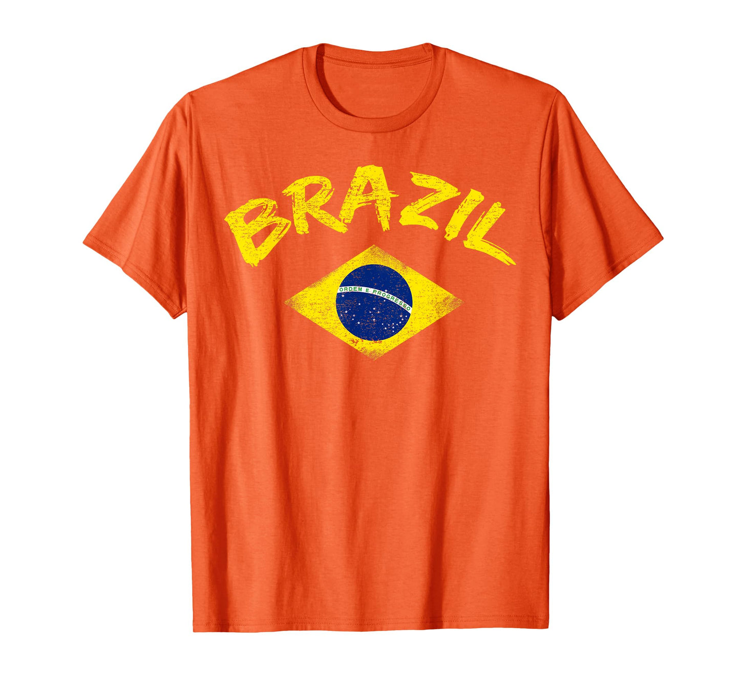Brasil Brazilian national flag Soccer Jersey Football T-Shirt