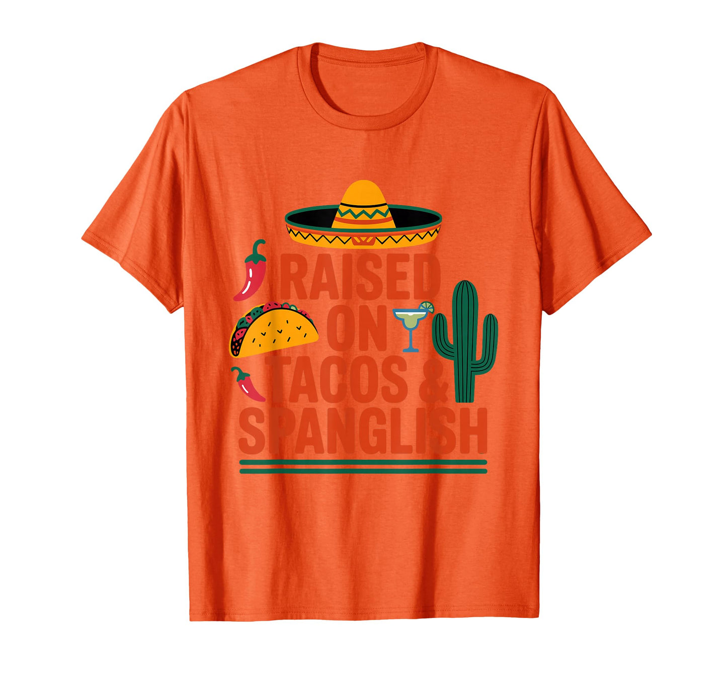 Spanglish Tacos Mexico Mexican T-Shirt