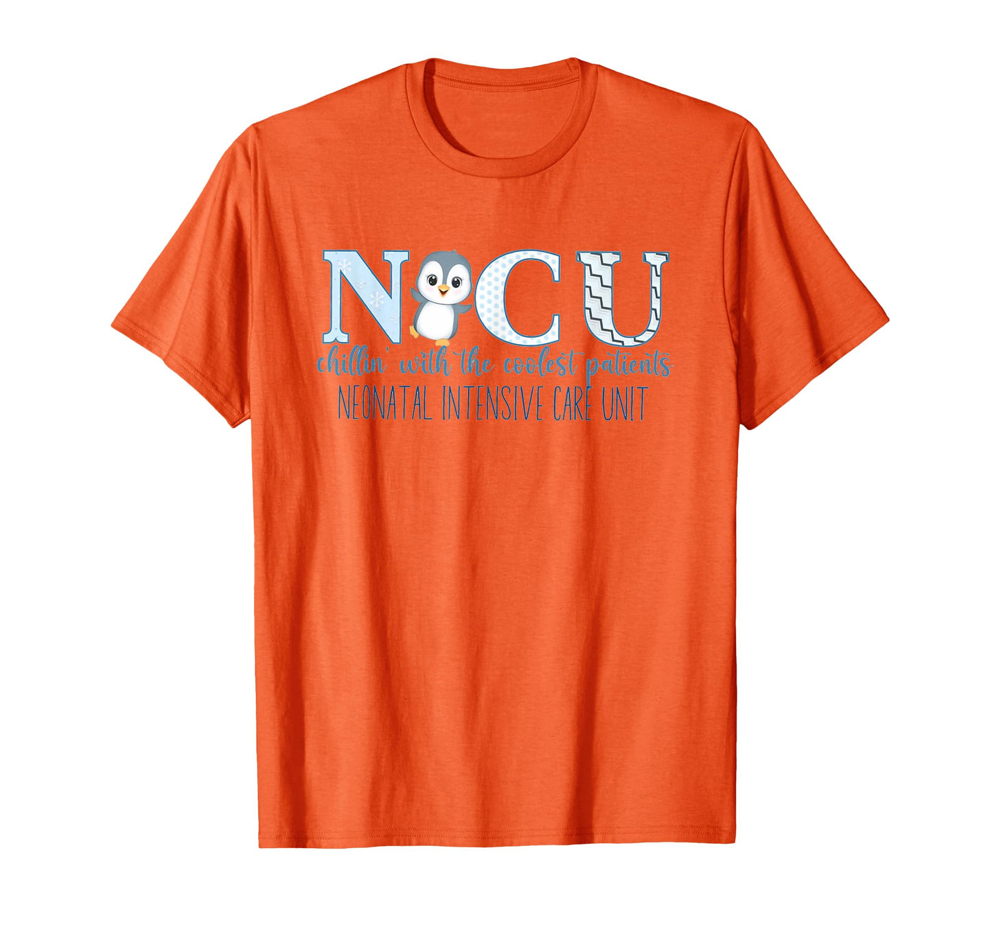 Winter NICU Nurse Cute Penguin Nurse NICU Holiday Christmas T-Shirt
