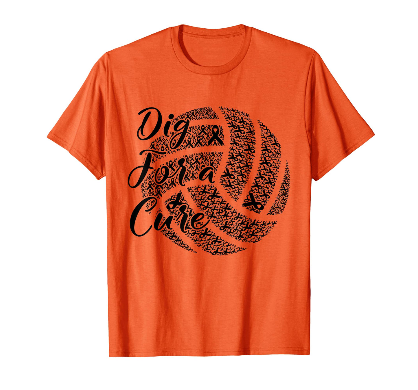 Dig For A Cure Breast Cancer Awareness Volleyball Pink T-Shirt