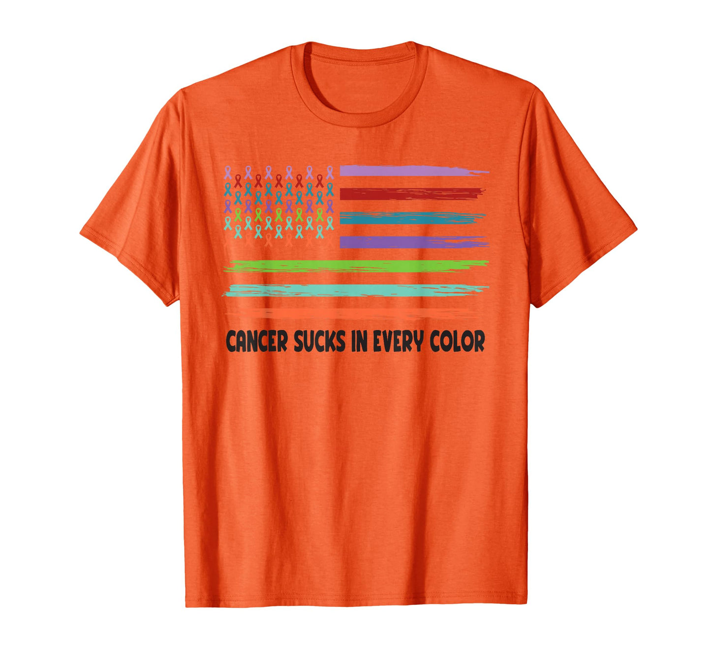 Cancer Sucks In Every Color Fighter | Funk Cancer T-Shirt