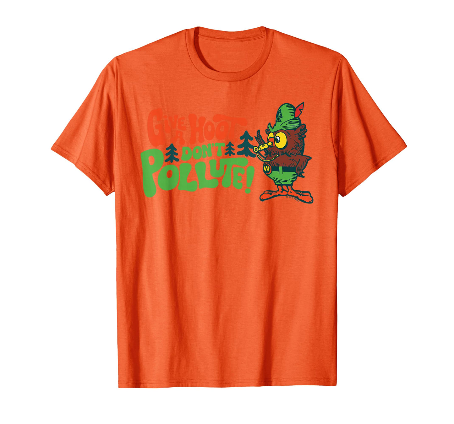 Woodsy Owl Give A Hoot Don't Pollute Classic Conservation T-Shirt
