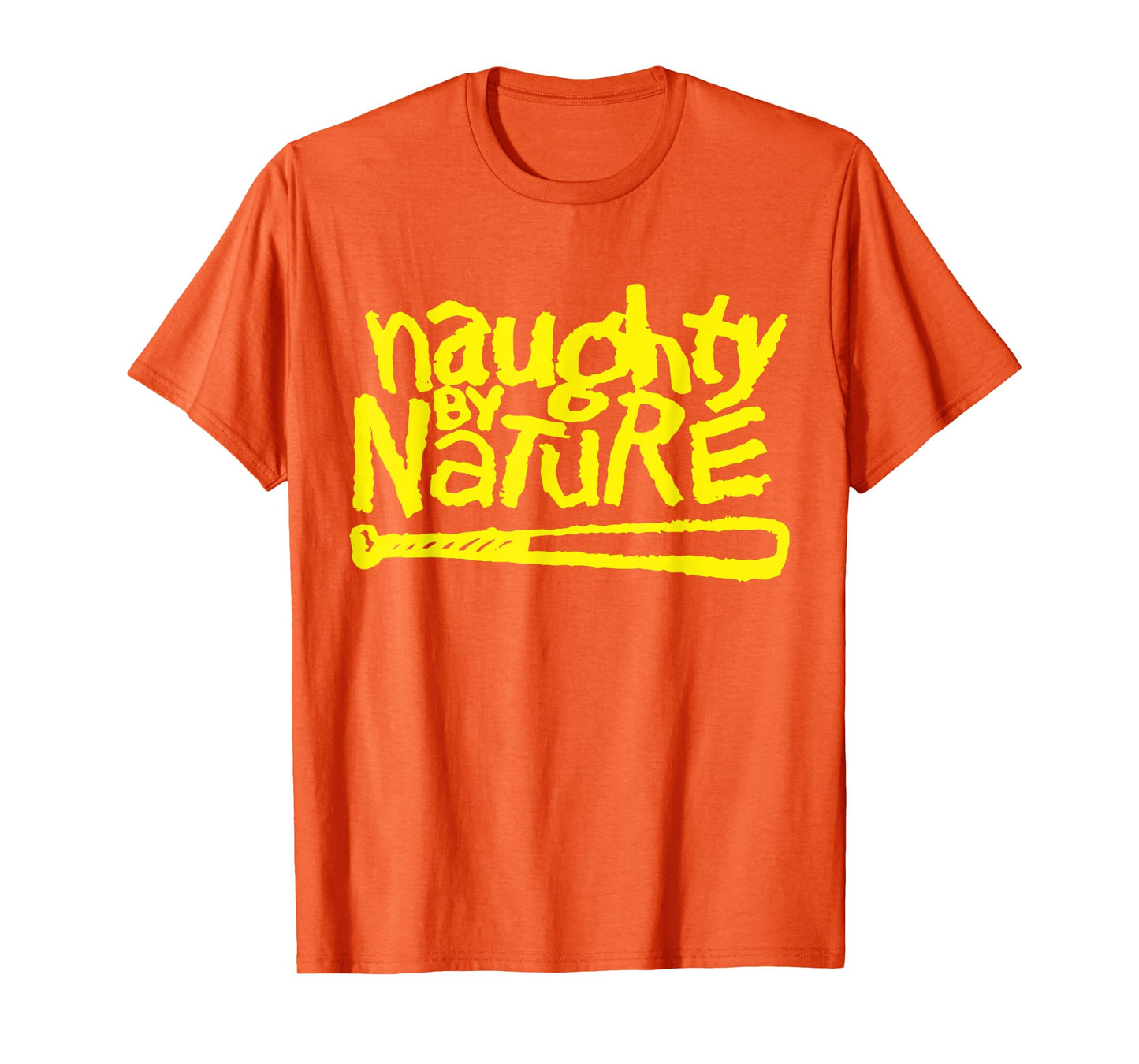 Naughty By Nature – Logo in Yellow T-Shirt