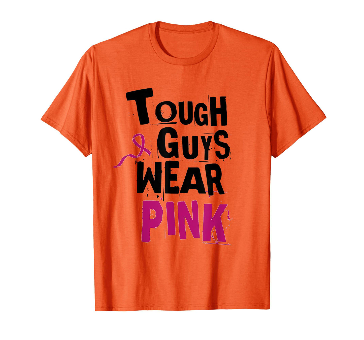 Breast Cancer Awareness Tough Guys Wear Pink mens, keds boys T-Shirt