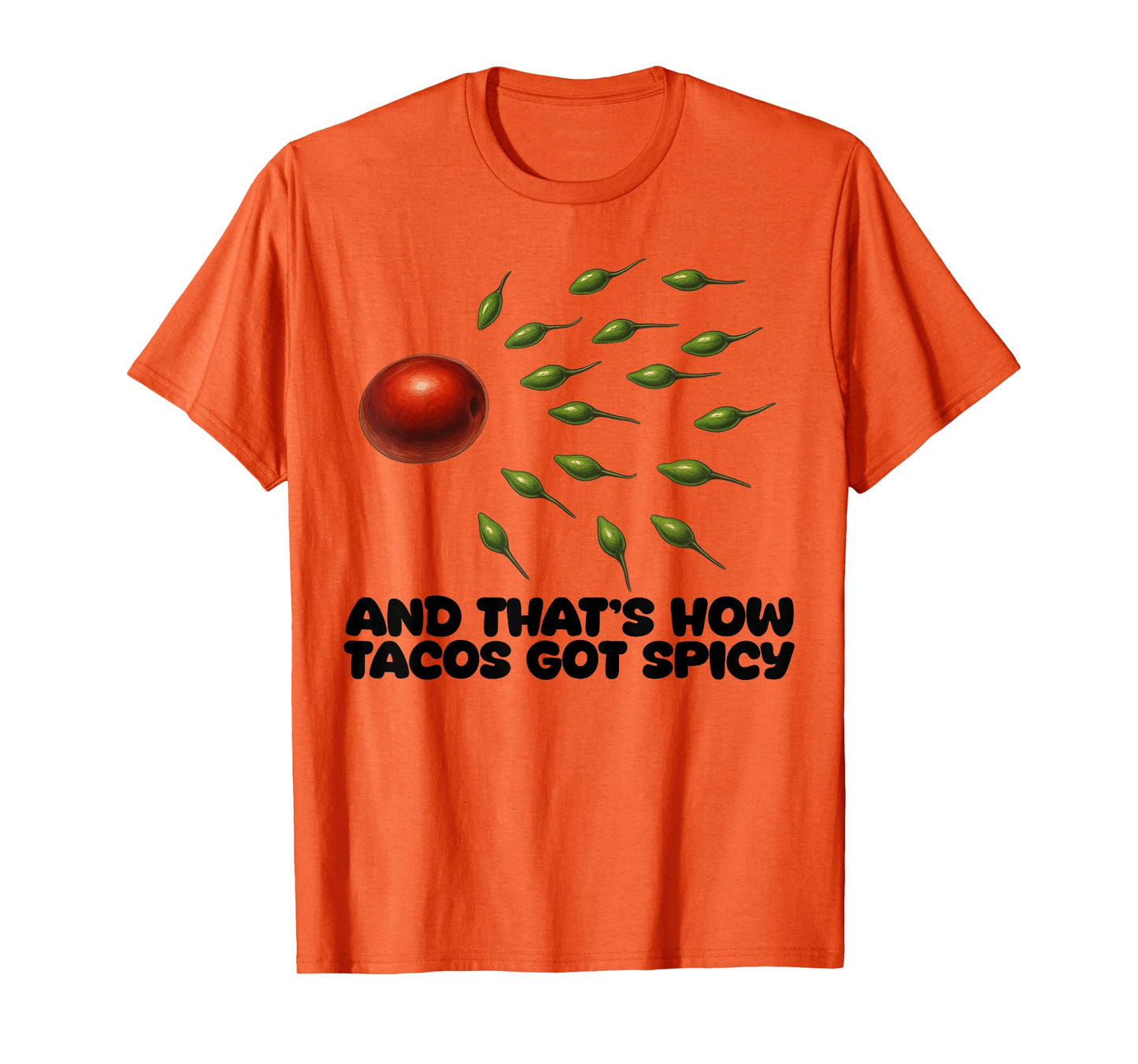 Guac How It was Born Avocado Salsa Spicy Humor T-Shirt