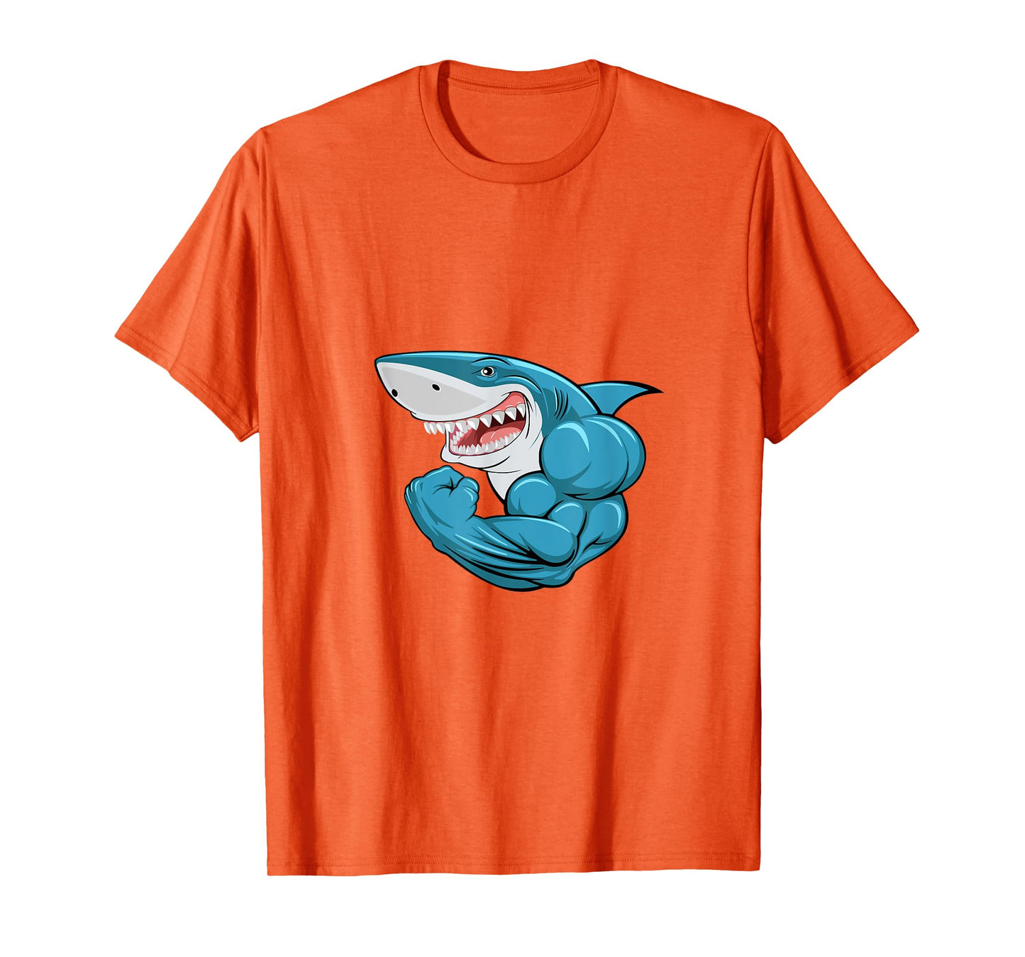 Shark Bodybuilder Bicep Flex T-Shirt