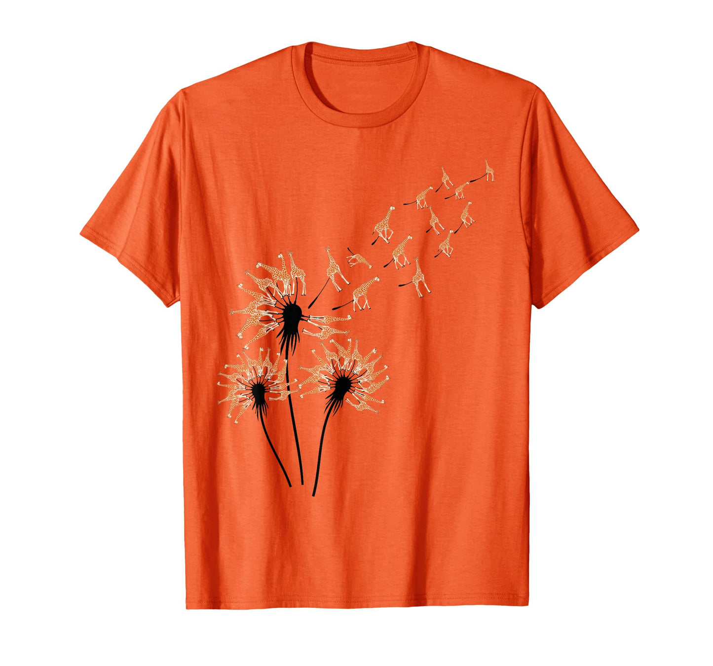 Dandelion Giraffes for Giraffe Lover | Giraffe T-Shirt