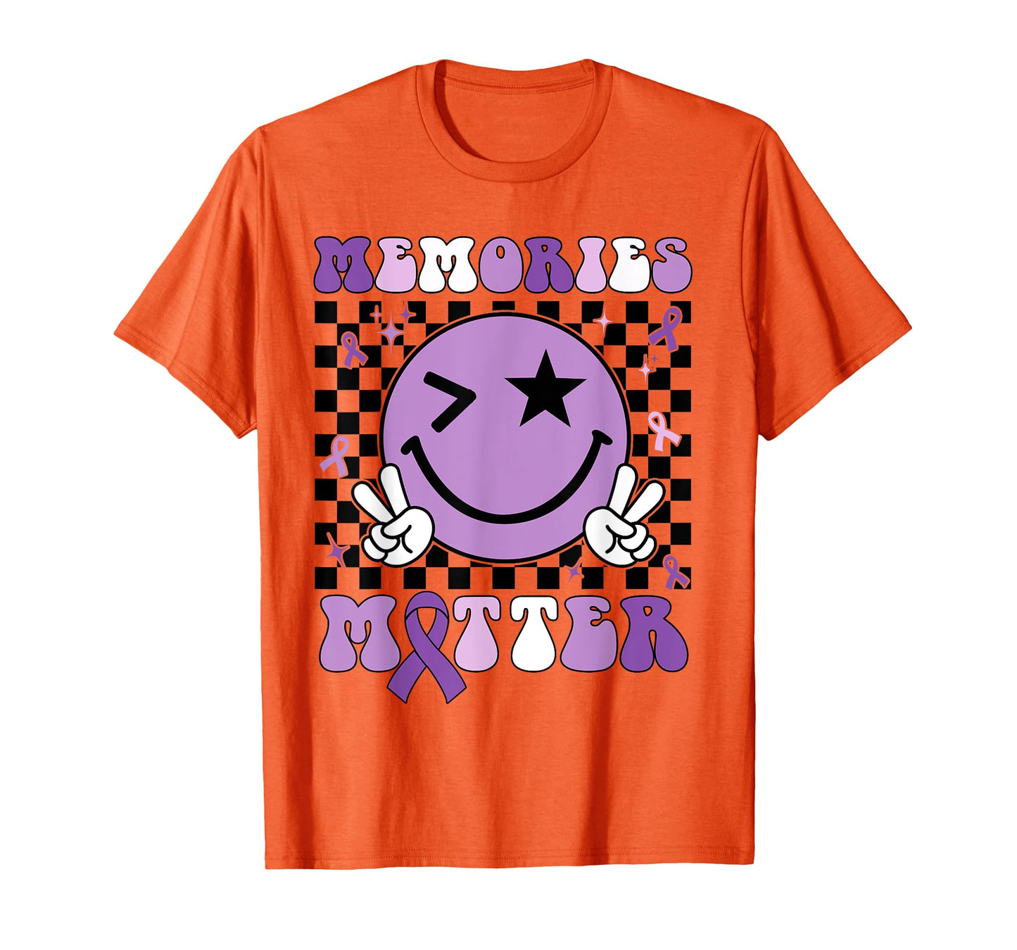 Memories Matter ALZ Purple Funny Meme Alzheimer's Awareness T-Shirt