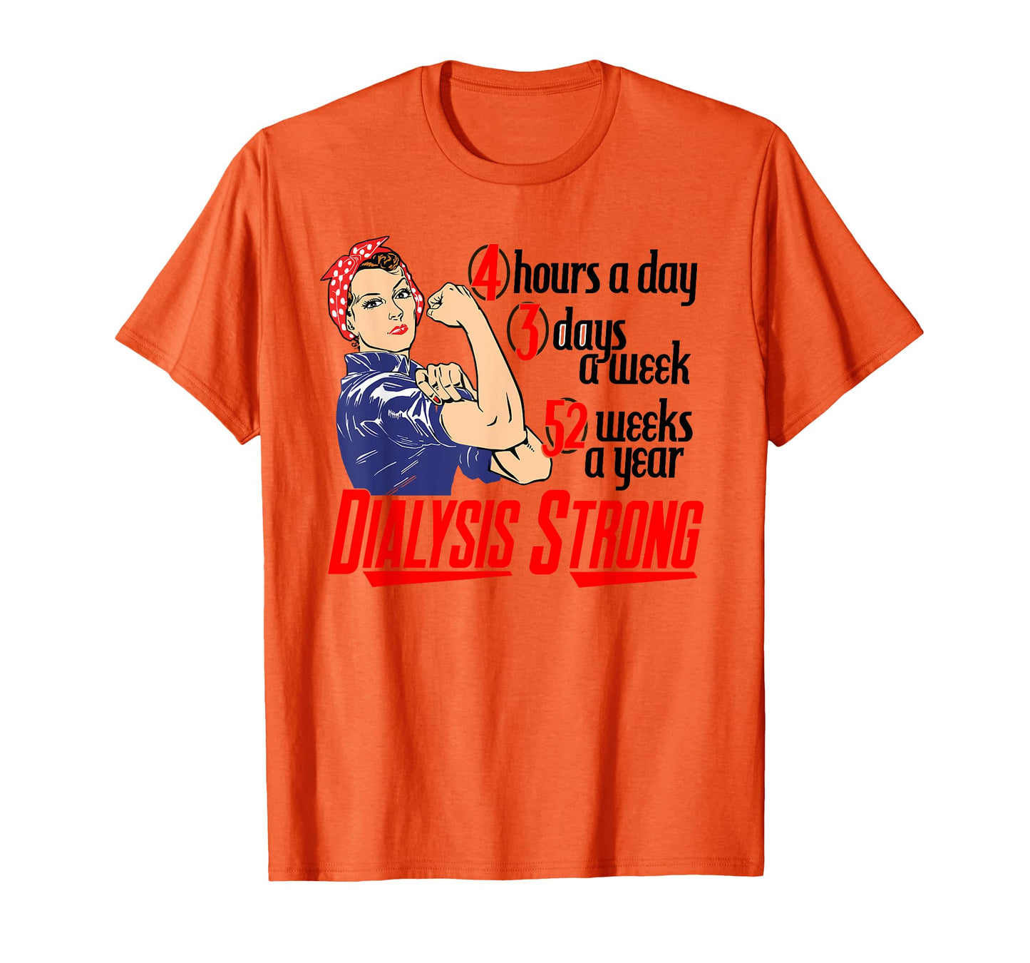 Dialysis Strong a Vintage and Retro Women's Dialysis Patient T-Shirt
