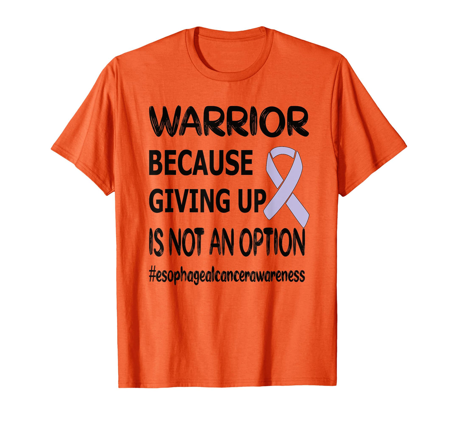 Esophageal Cancer Warrior Periwinkle Ribbon Cancer Survivor T-Shirt