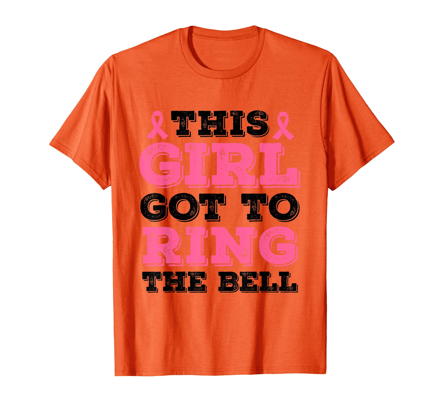 This Girl Got To Ring The Bell Breast Cancer Awareness T-Shirt