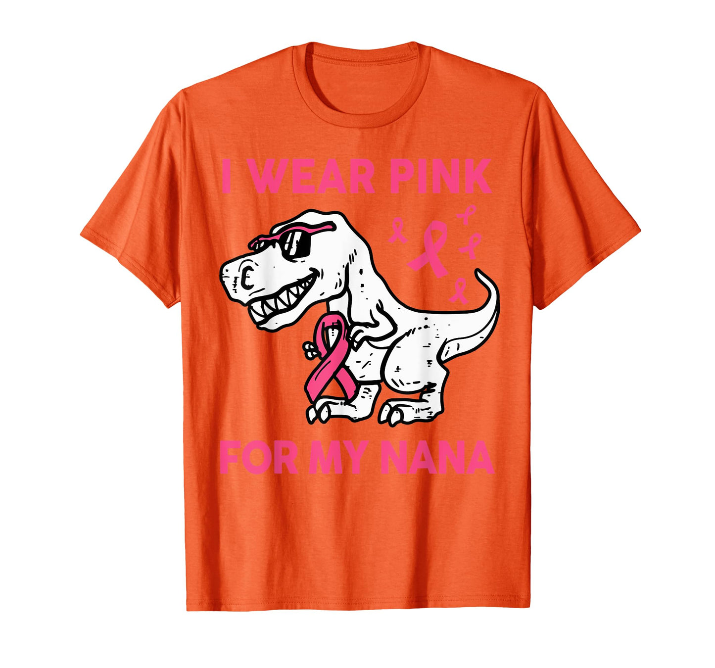I Wear Pink For My Nana Breast Cancer Awareness Toddler Kids T-Shirt
