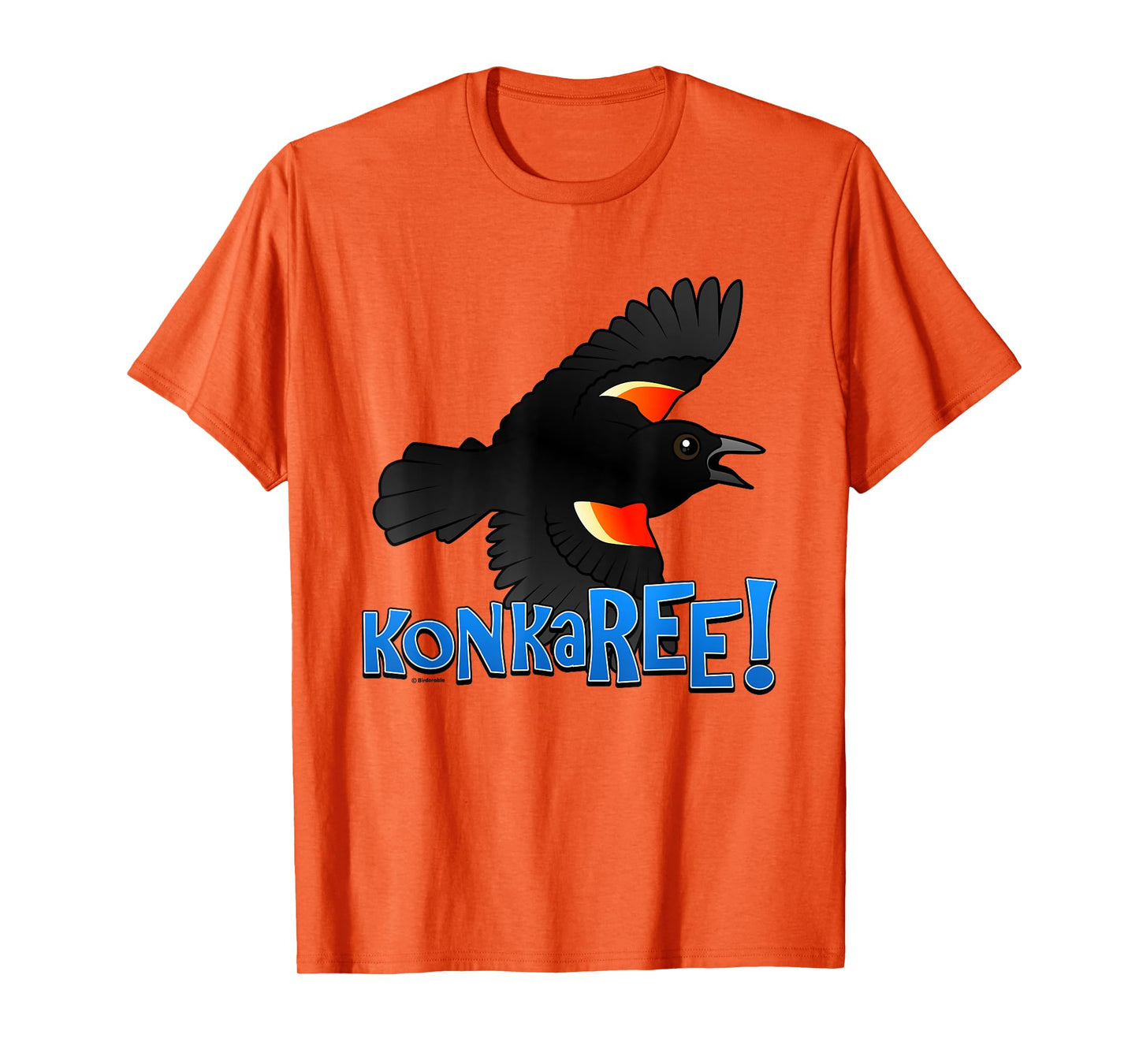 Red-winged Blackbird Sure Sign of Spring Cartoon Bird Gift T-Shirt