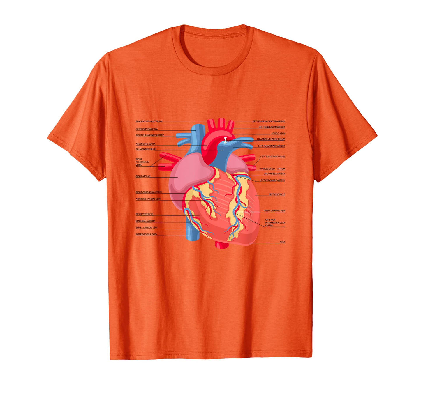 Funny Human Heart Anatomy Anatomical Heart T-Shirt