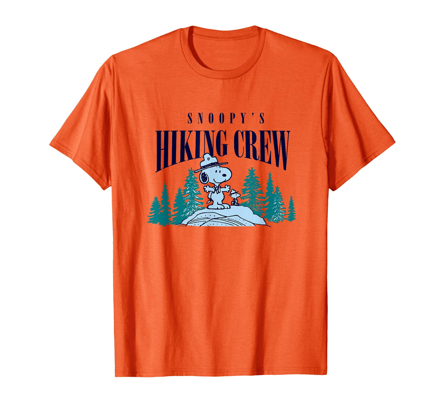 Peanuts - Snoopy Hiking Crew T-Shirt