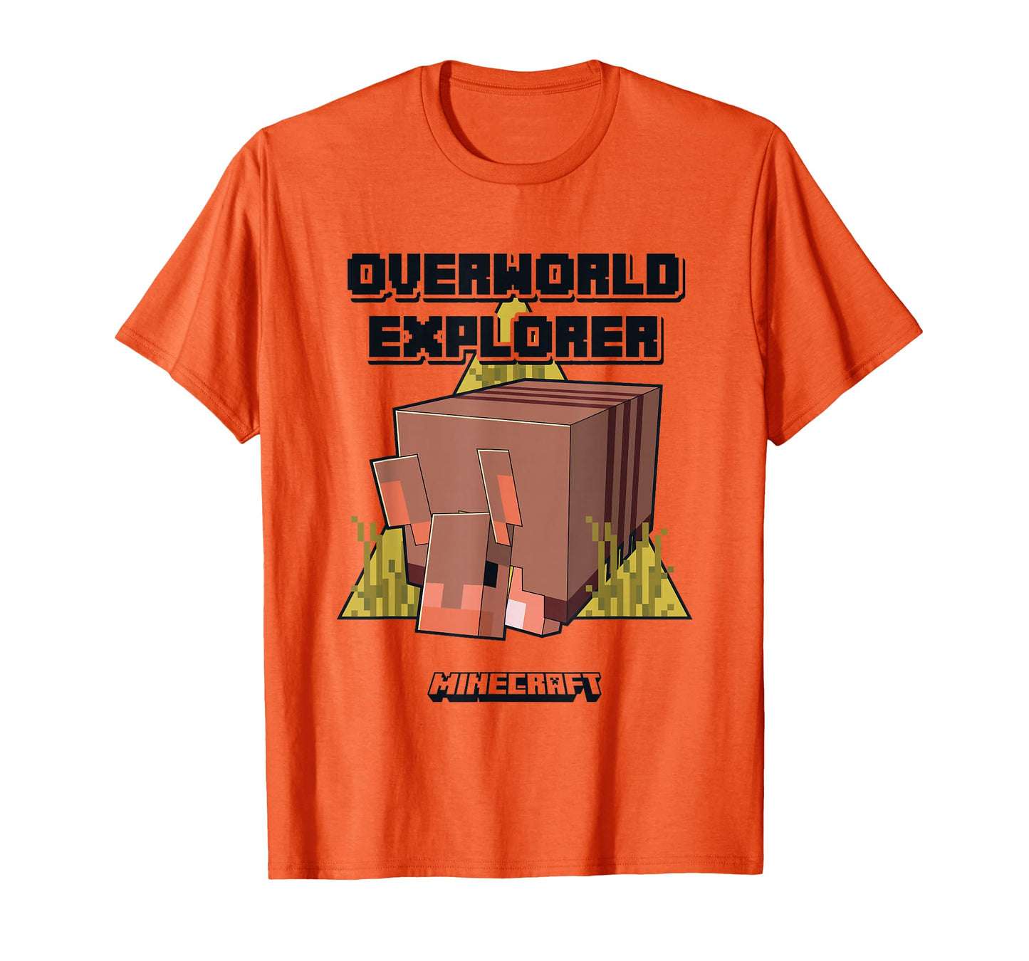 Minecraft Overworld Explorer Armadillo Logo T-Shirt
