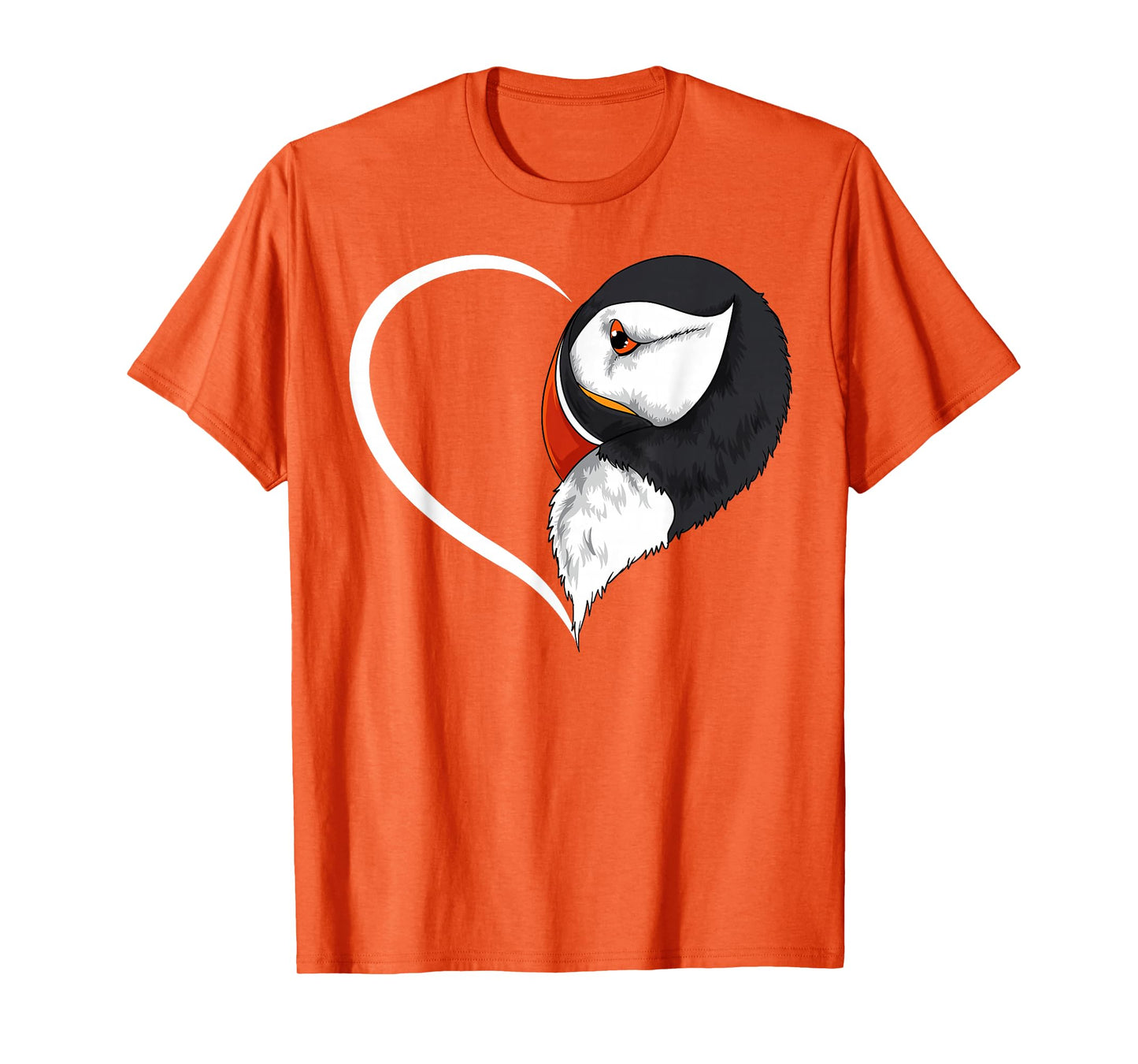 Puffin Shirts For Women Girls Kids Heart Cute Puffin T-Shirt