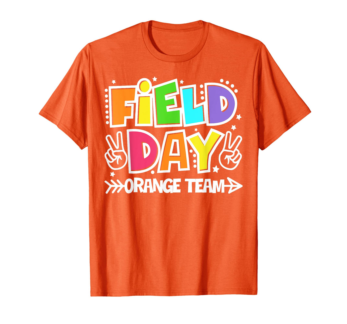 Field Day Orange Team Funny For Teacher Kids Field Day Games T-Shirt