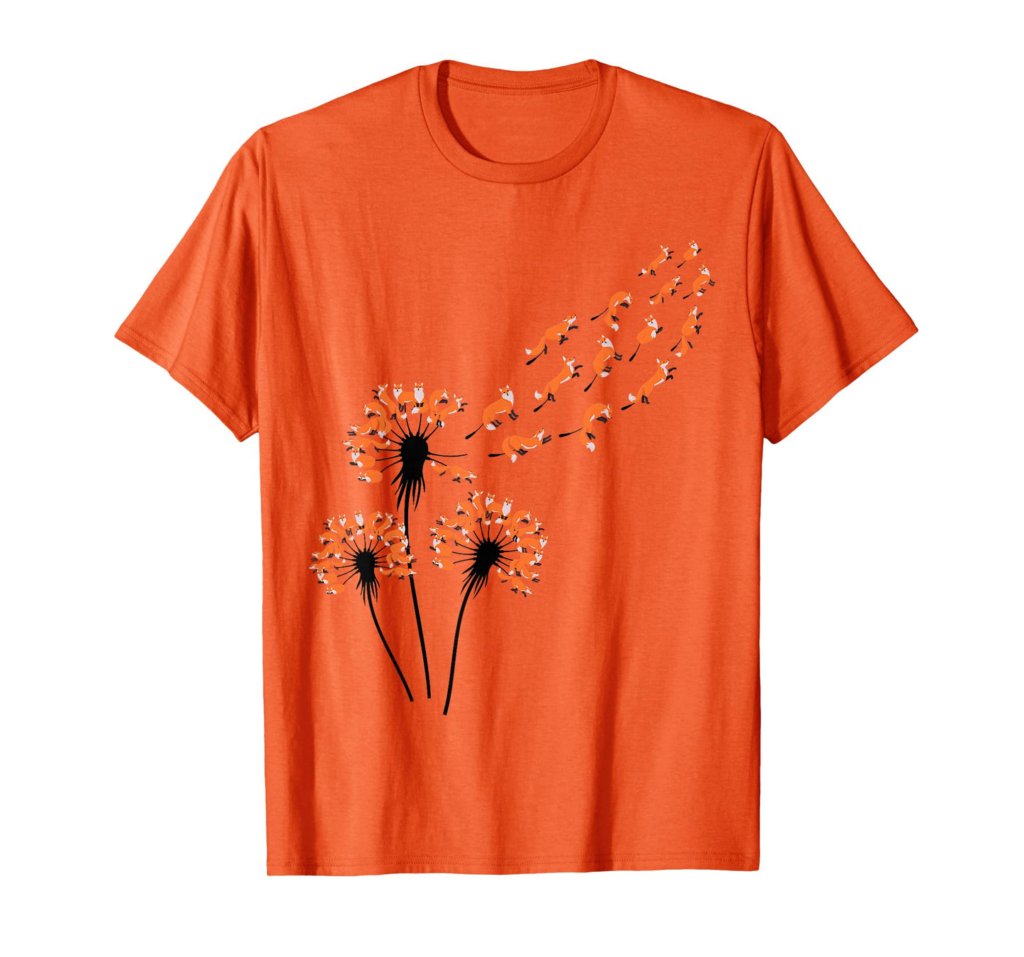 Flower Dandelion Foxes for Fox Lover | Fox T-Shirt