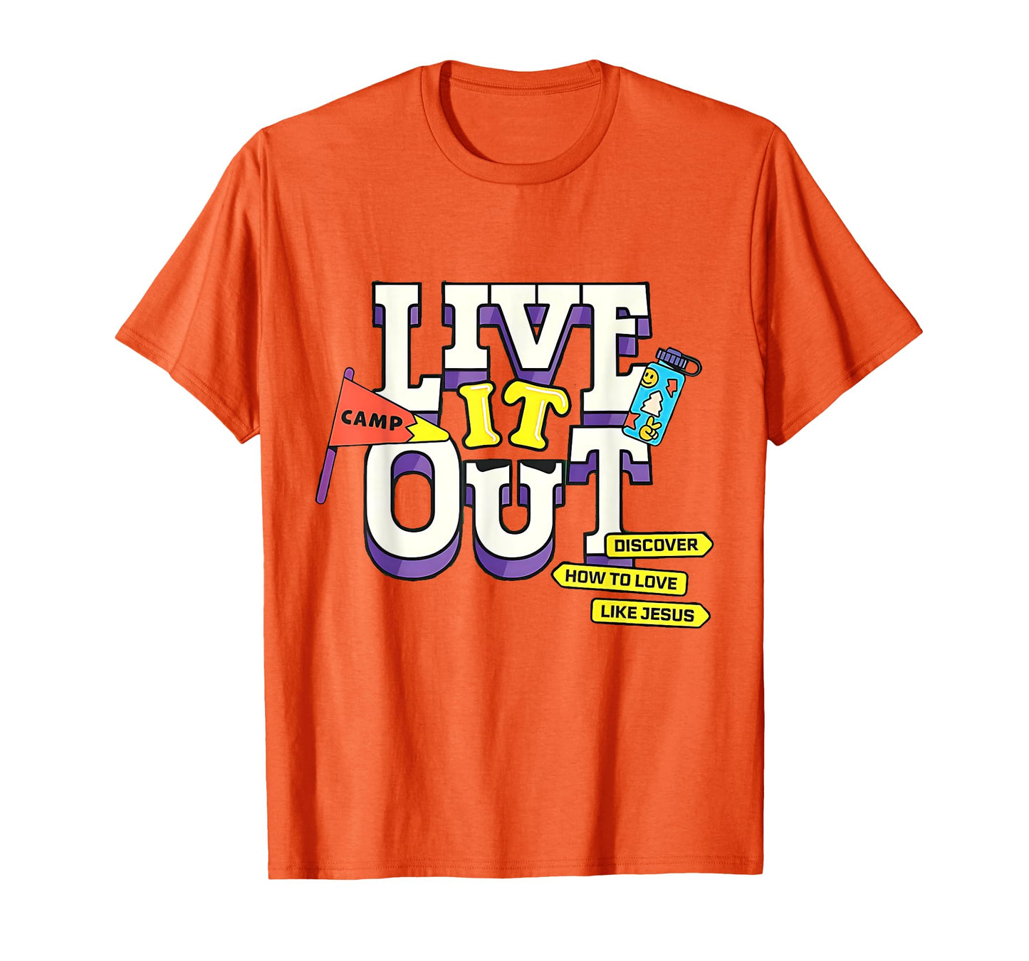 Live it Out VBS 2025 Bible School Christian Youth Camp T-Shirt